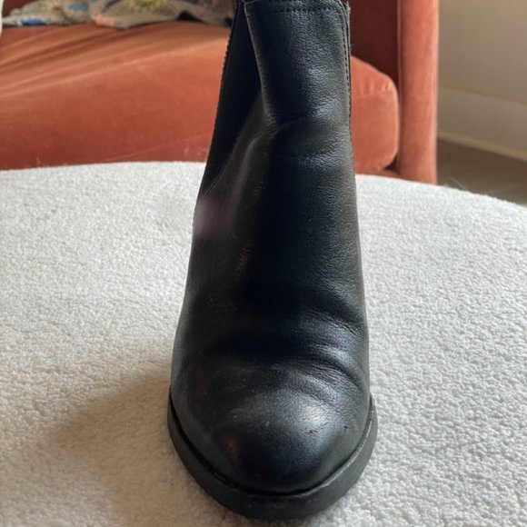 Marc Fisher Black Alva Pointy Toe Booties - Picture 2 of 4